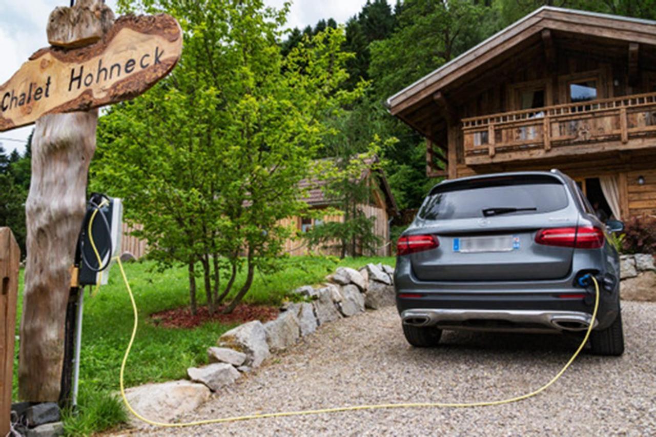 Chalet Hohneck 4 étoiles, vieux bois et pierre, SPA, sauna, borne de recharge Stosswihr Esterno foto