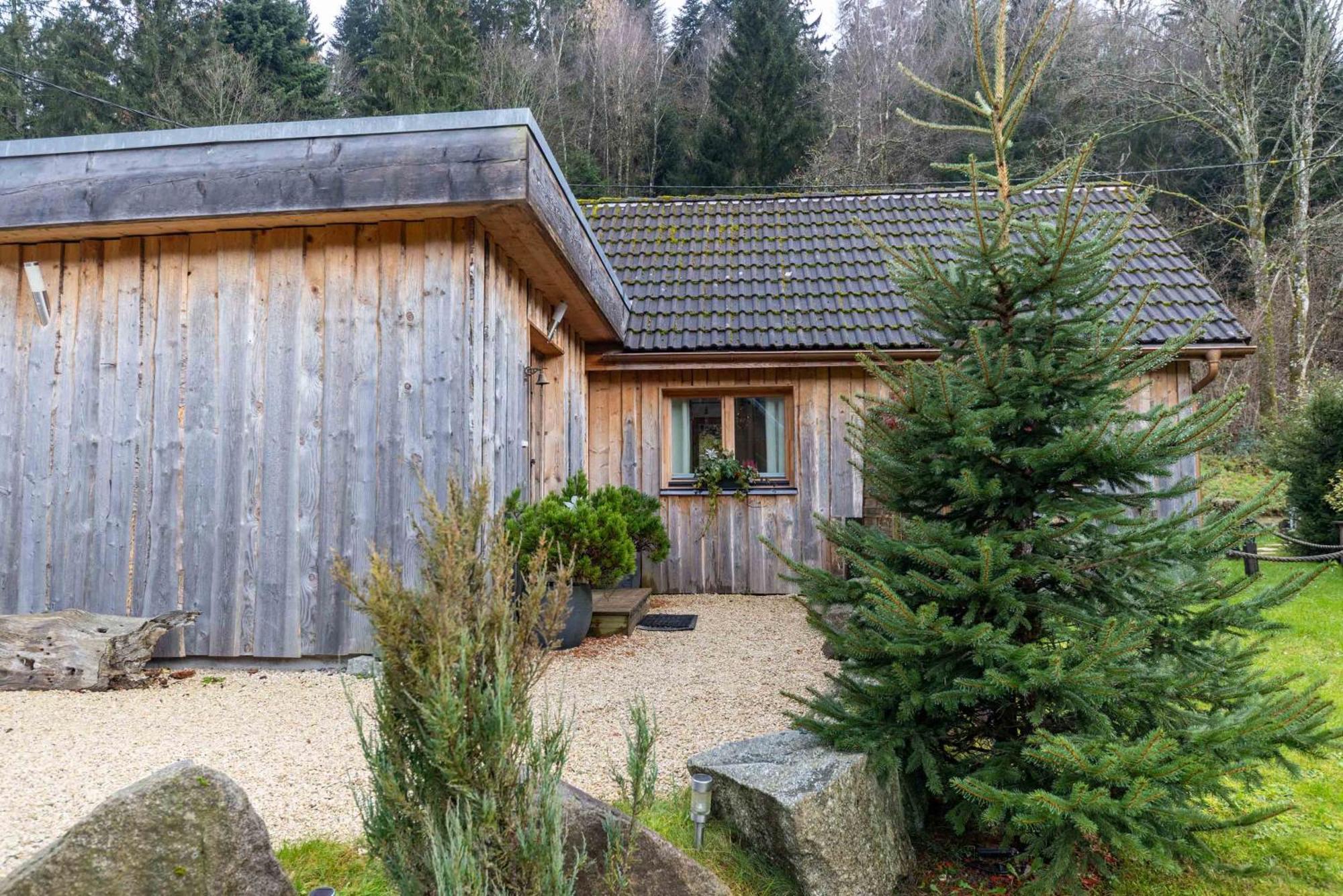 Chalet Hohneck 4 étoiles, vieux bois et pierre, SPA, sauna, borne de recharge Stosswihr Esterno foto